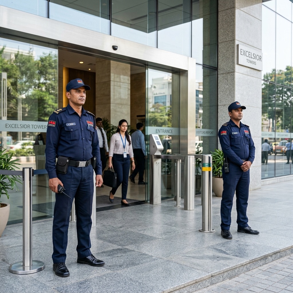 Professional security guard deployment